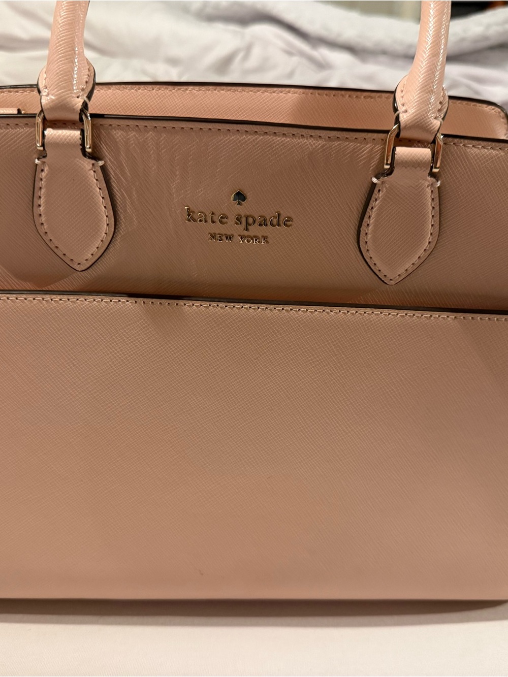 kate spade Blush Pink Saffiano Leather Tote
